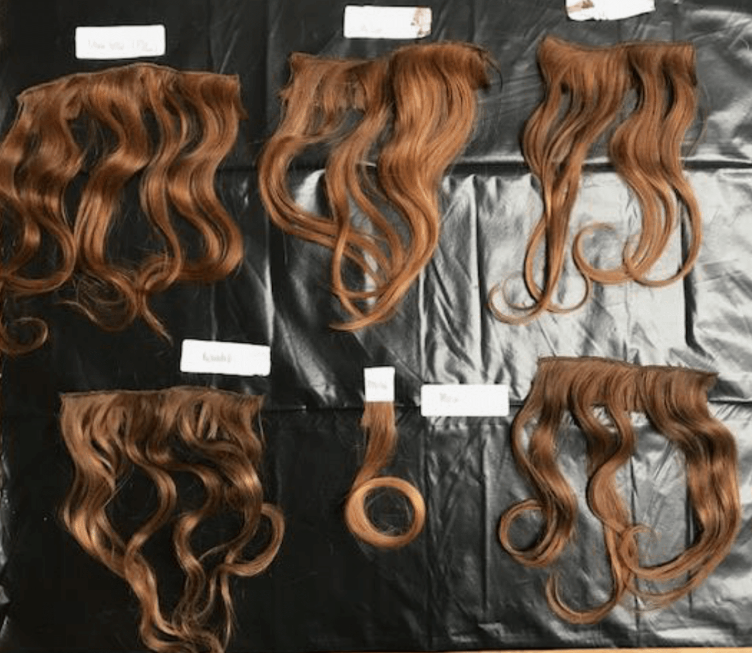 hair swatches